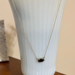 Kendra Scott Black Pendant Necklace